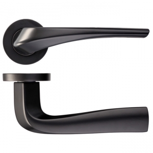 Draco Matt Black Designer Handles (latch/lock pack)